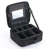 Portable Professional Makeup Case Waterproof Travel Makeup Bag Female with Mirror Cosmetology Nail Tool Suitcase for Women