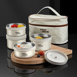 Portable Insulated Lunch Box Container Set 