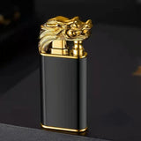 Dragon Shaped Duel Flame Windproof Lighter