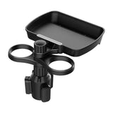 Adjustable  2 In 1 Car Cup Seat Food Tray Holder With 360°Rotation