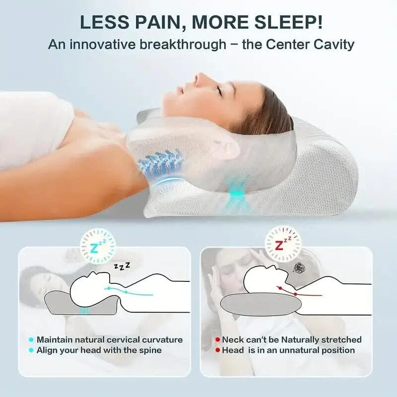 Soft Comfortable Butterfly Shaped  Memory Foam Neck Pillow 