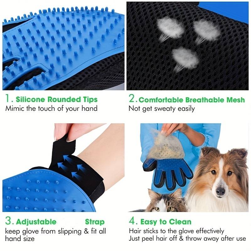 Pet Hair Removal Grooming Glove™