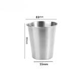 Stainless Steel Metal Coffee Tea Travel Cups