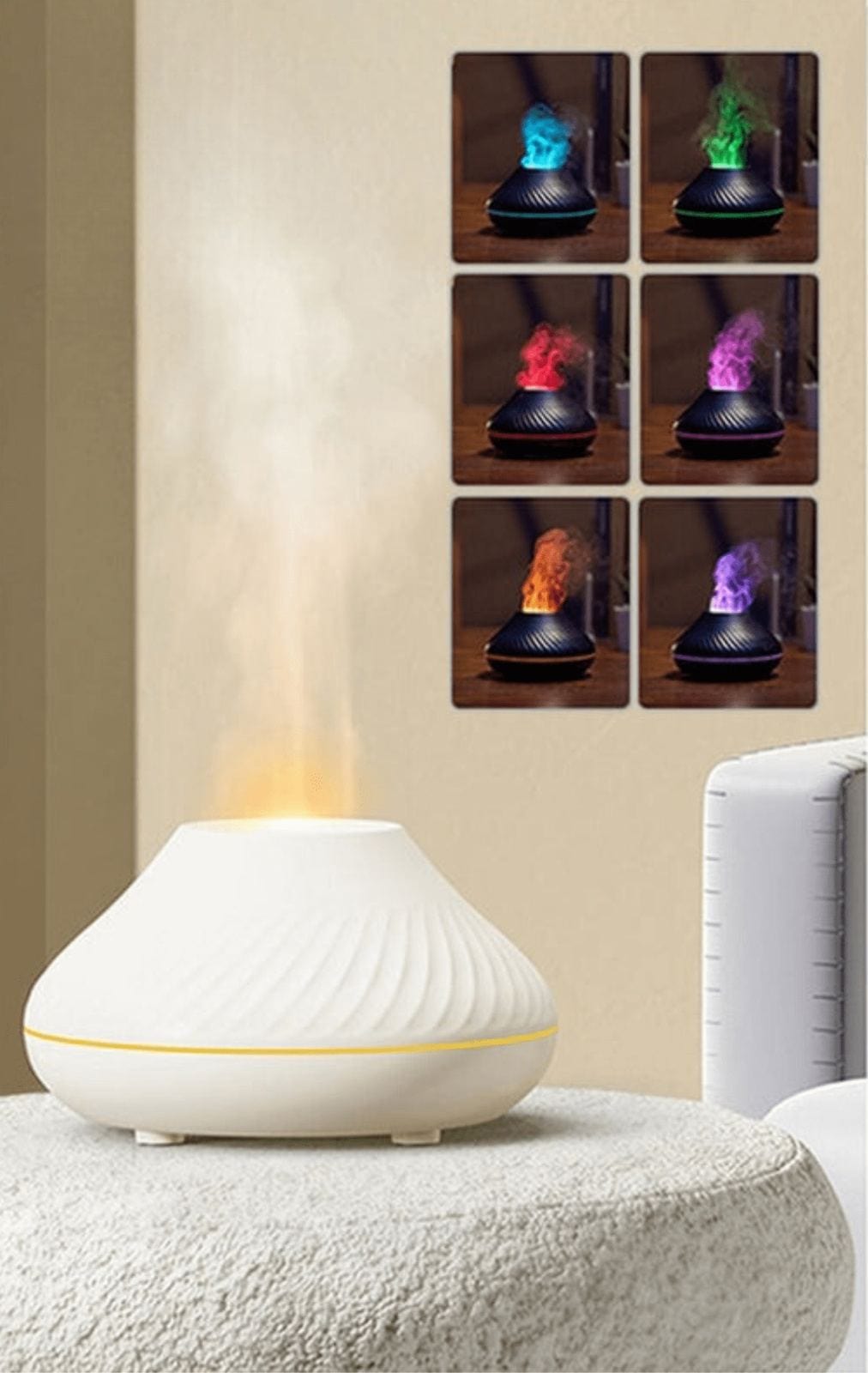 Volcanic Aroma Therapy Essential Oil Diffuser Lamp