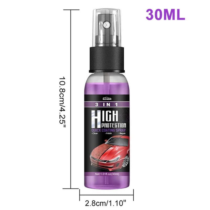 3 in 1 Quick Coating Spray High Protection Shine Armor Ceramic Car Wash Car Shield Coating Cleaning Nano Polishing Paint Wax