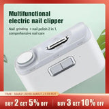 Intelligent Automatic Electric Nail Clipper Multifunction Nail Grinder Nail Polishing USB Charging