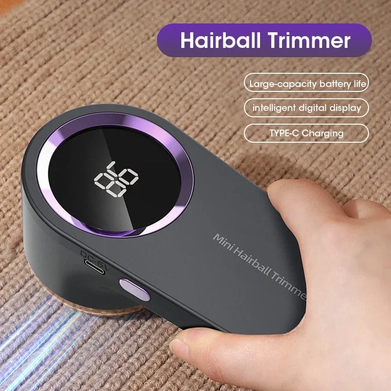 Smart USB Powered Digital Display Lint Hair Removal Device