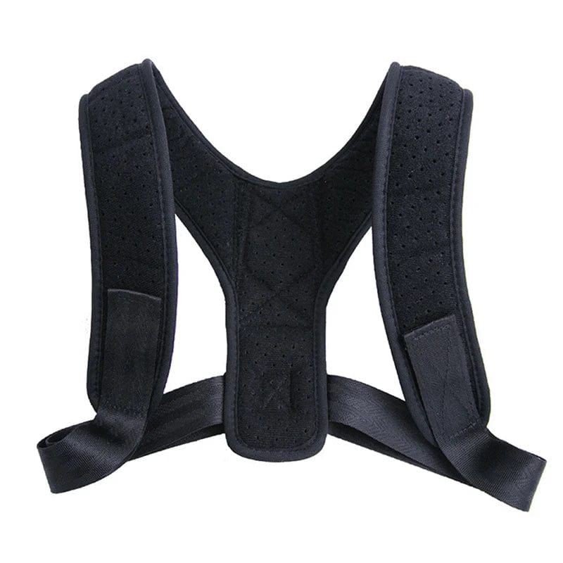 1Xunisex Adjustable Back Brace Support Invisible Shoulder Posture Corrector Spine Neck Health Correction Belt Home Office Sport