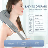 Wireless Electric Neck, Back & Shoulder Massage Kneading Device 