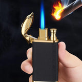 Dragon Shaped Duel Flame Windproof Lighter