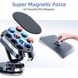 Foldable Magnetic Car Phone Holder Dashboard Stand