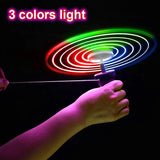  Funny Spinning Luminous  LED UFO Flyer