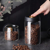 Vacuum Sealed Coffee Bean Glass Jug 