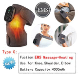 Electric Heating Knee Pad Vibration Massage Leg Joint Elbow Support Shoulder Warming Relieve Arthritis Knee Temperature Massager