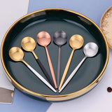 Gold Stainless Steel Stirring Teaspoon Cutlery Set