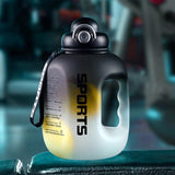 Sport Water Bottle with Straw Water Bottle Items Fitness Plastic Cup Portable Students School Travel Big Bottles