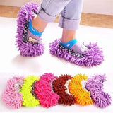 Household Cleaning Tools Floor Cleaning Dedusting Lazy Shoe Cover Mop Slippers Microfiber Chenille Shoe Covers