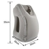 Inflatable Travel Sleeping Bag Neck Cushion Pillow