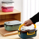 Portable 2 Layer Sealed Leak Proof Lunch Box Container  