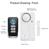 Wireless Door Window Burglar Alarm Sensor With Remote Control 