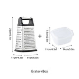 Multi-Purpose Four Sided Vegetable Potato Box Grater 