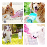 Outdoor Portable Travel Dog Water Bottle Bowl 