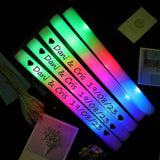 RGB Colourful LED Glow In The Dark Sticks 