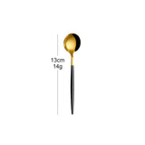 Gold Stainless Steel Stirring Teaspoon Cutlery Set