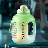 Sport Water Bottle with Straw Water Bottle Items Fitness Plastic Cup Portable Students School Travel Big Bottles