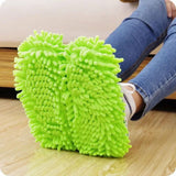 Household Cleaning Tools Floor Cleaning Dedusting Lazy Shoe Cover Mop Slippers Microfiber Chenille Shoe Covers