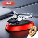 Solar Powered Helicopter Car Perfume Air Freshener 