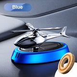 Solar Powered Helicopter Car Perfume Air Freshener 