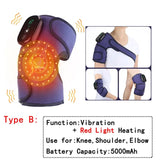 Electric Heating Knee Pad Vibration Massage Leg Joint Elbow Support Shoulder Warming Relieve Arthritis Knee Temperature Massager