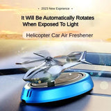 Solar Powered Helicopter Car Perfume Air Freshener 