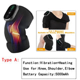 Electric Heating Knee Pad Vibration Massage Leg Joint Elbow Support Shoulder Warming Relieve Arthritis Knee Temperature Massager