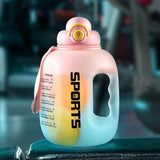 Sport Water Bottle with Straw Water Bottle Items Fitness Plastic Cup Portable Students School Travel Big Bottles