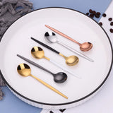 Gold Stainless Steel Stirring Teaspoon Cutlery Set