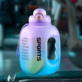 Sport Water Bottle with Straw Water Bottle Items Fitness Plastic Cup Portable Students School Travel Big Bottles