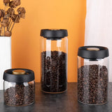 Vacuum Sealed Coffee Bean Glass Jug 