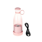 Portable Rechargeable USB Fruit Juice Blender Mixer 