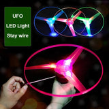  Funny Spinning Luminous  LED UFO Flyer