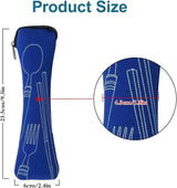 Portable Travel Cutlery Storage Bag With Zipper 