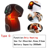 Electric Heating Knee Pad Vibration Massage Leg Joint Elbow Support Shoulder Warming Relieve Arthritis Knee Temperature Massager