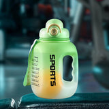 Sport Water Bottle with Straw Water Bottle Items Fitness Plastic Cup Portable Students School Travel Big Bottles