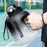 Sport Water Bottle with Straw Water Bottle Items Fitness Plastic Cup Portable Students School Travel Big Bottles