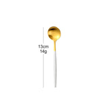 Gold Stainless Steel Stirring Teaspoon Cutlery Set