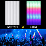 RGB Colourful LED Glow In The Dark Sticks 