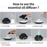 Volcanic Aroma Therapy Essential Oil Diffuser Lamp