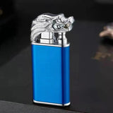 Dragon Shaped Duel Flame Windproof Lighter